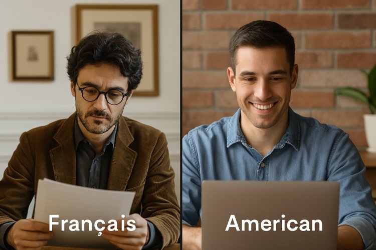 Comparaison écrire à la française ou à l’américaine?